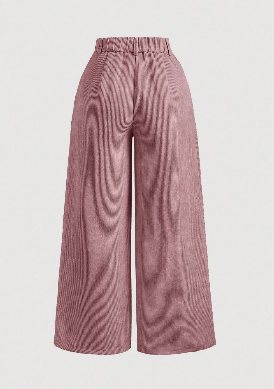 Corduroy Wide-Leg Pants