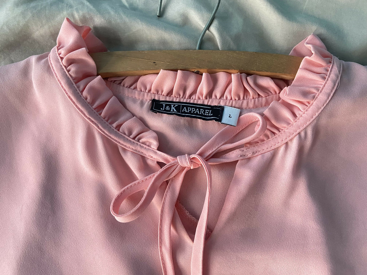 Peach J&K Blouse