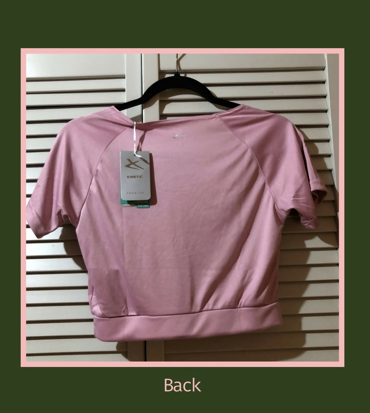 Women’s cropped active Tee