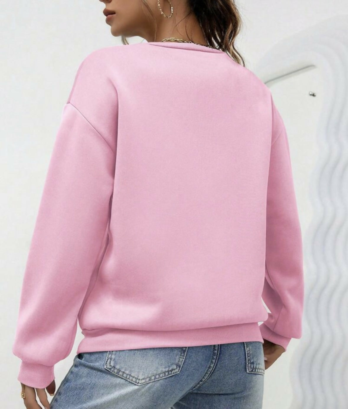 Heart Print Sweatshirt