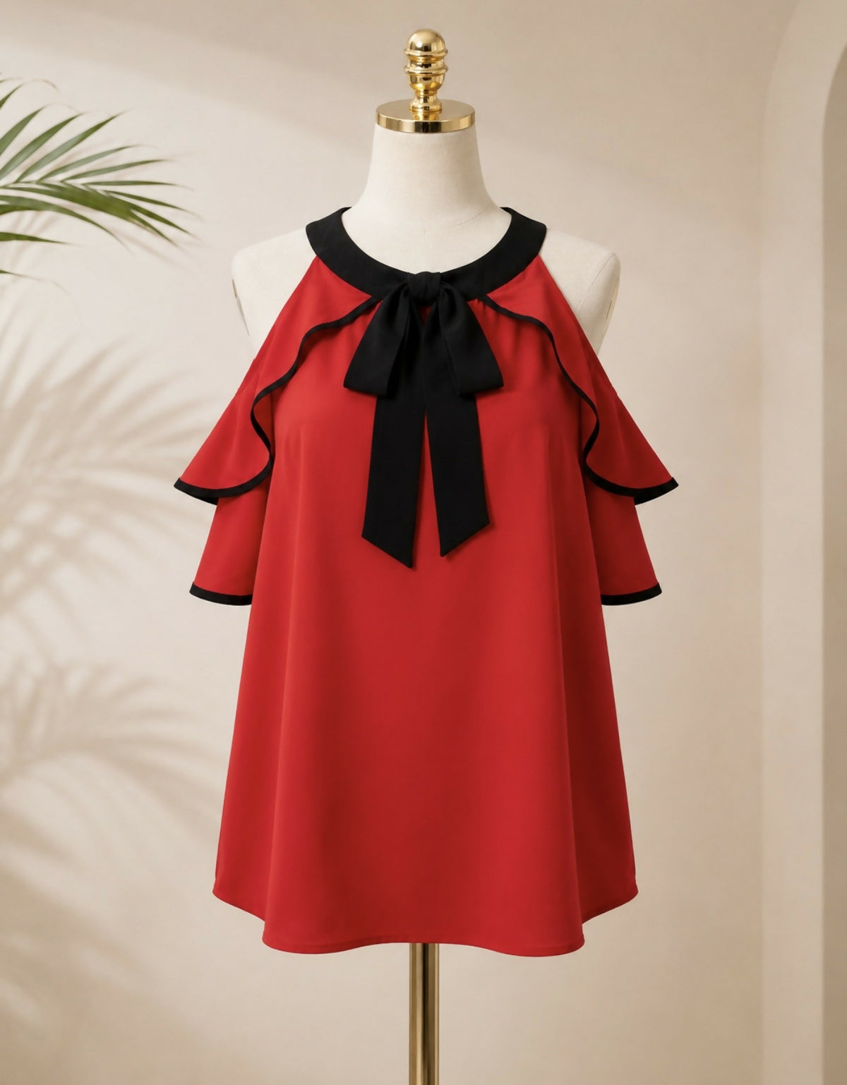 The Scarlet Noir Top