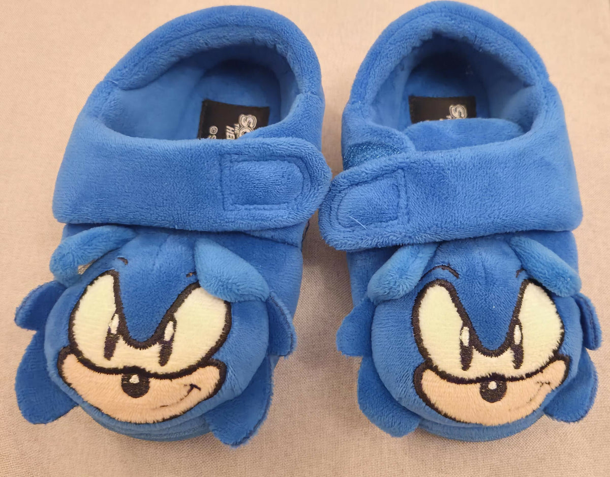 Sonic the Hedgehog Toddler Plush Slippers