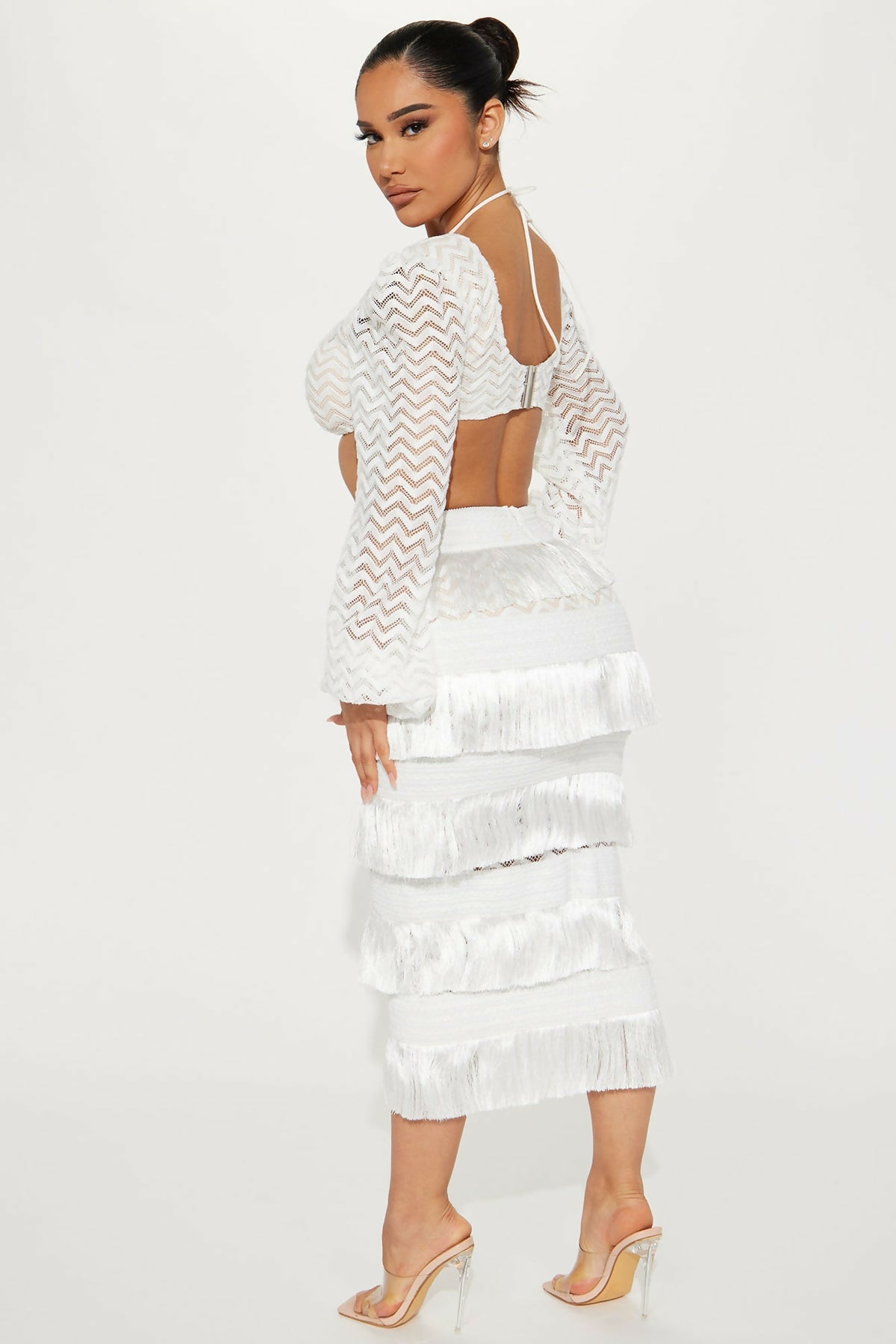 Two-Piece Fringe Skirt Set (Pre-loved)