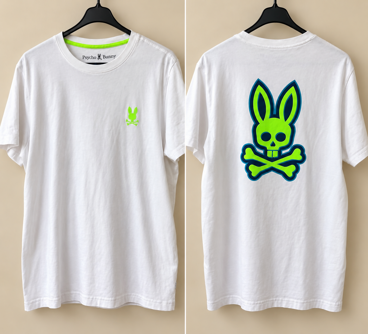 Psycho Bunny Men’s Graphic T-Shirt – Size 4 (Small)
