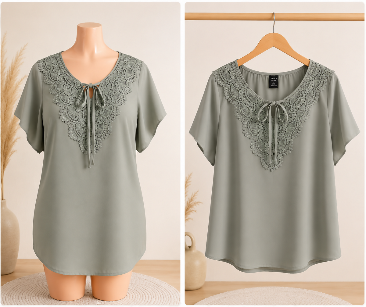 The Sage Élan Blouse