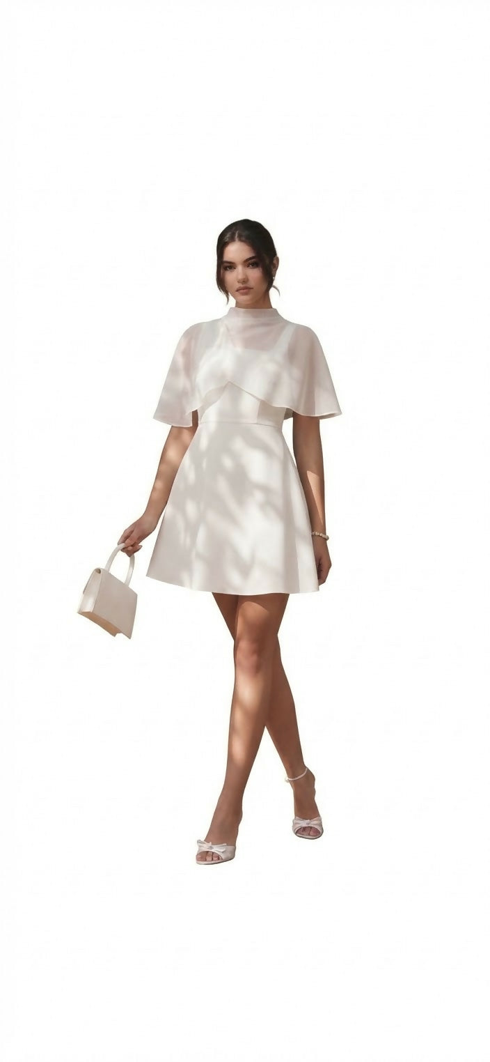 ENCHNT Sprint Summer Roman White Dress