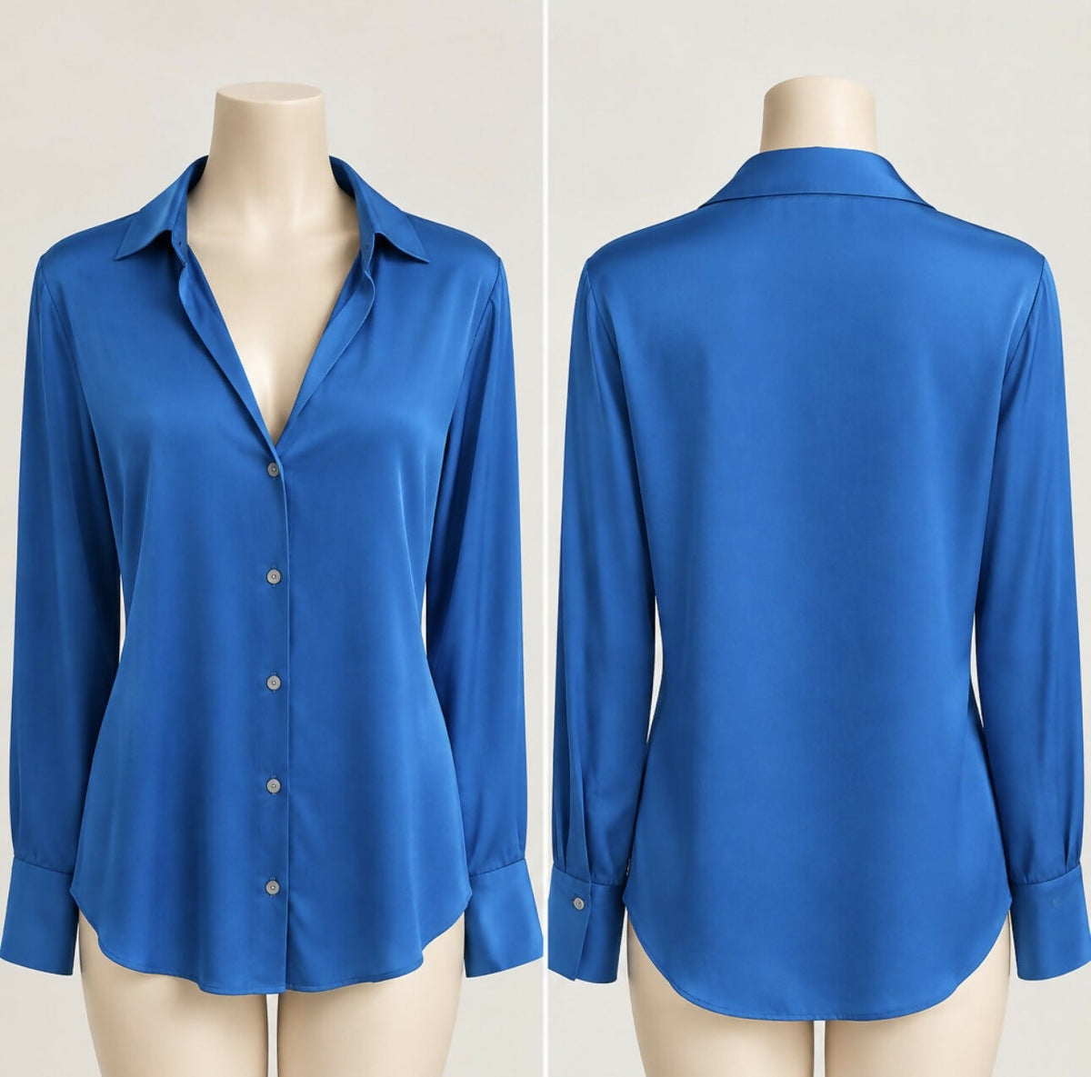 ZARA Satin Soft Blouse Shirt
