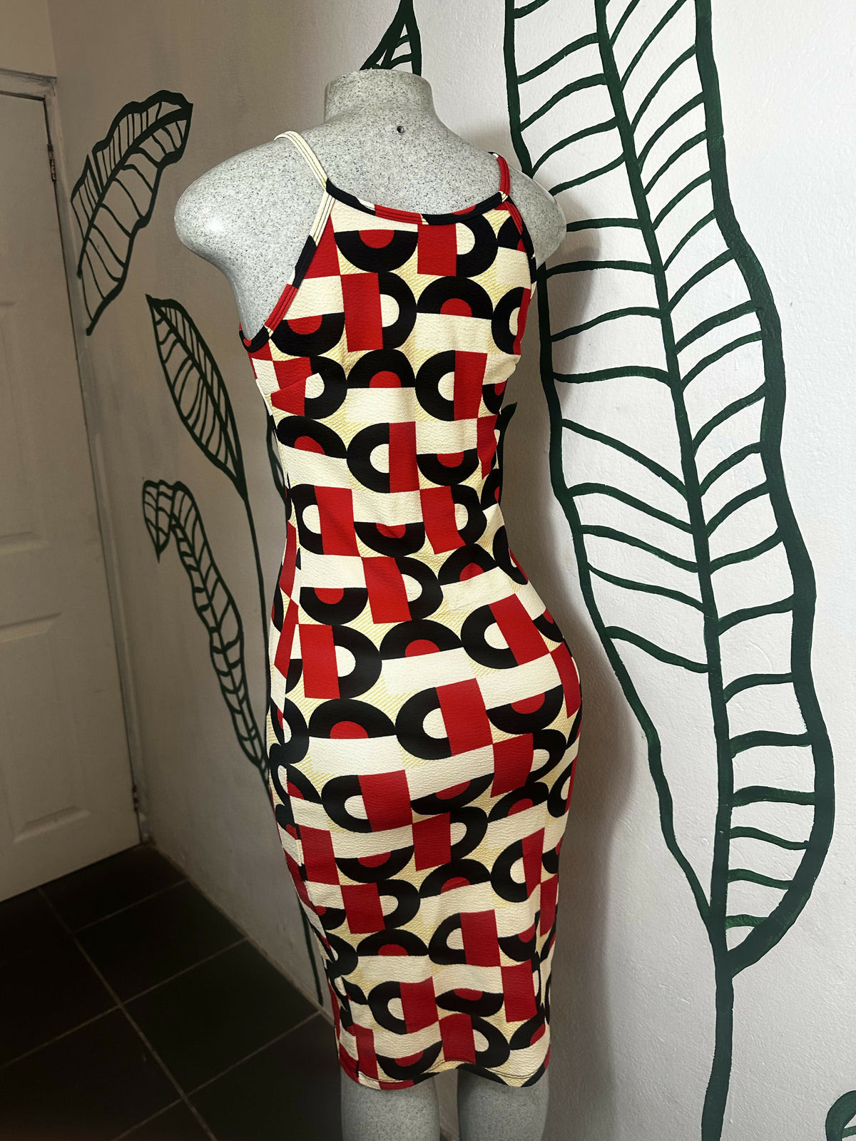 Retro 60s Cami Bodycon Dress