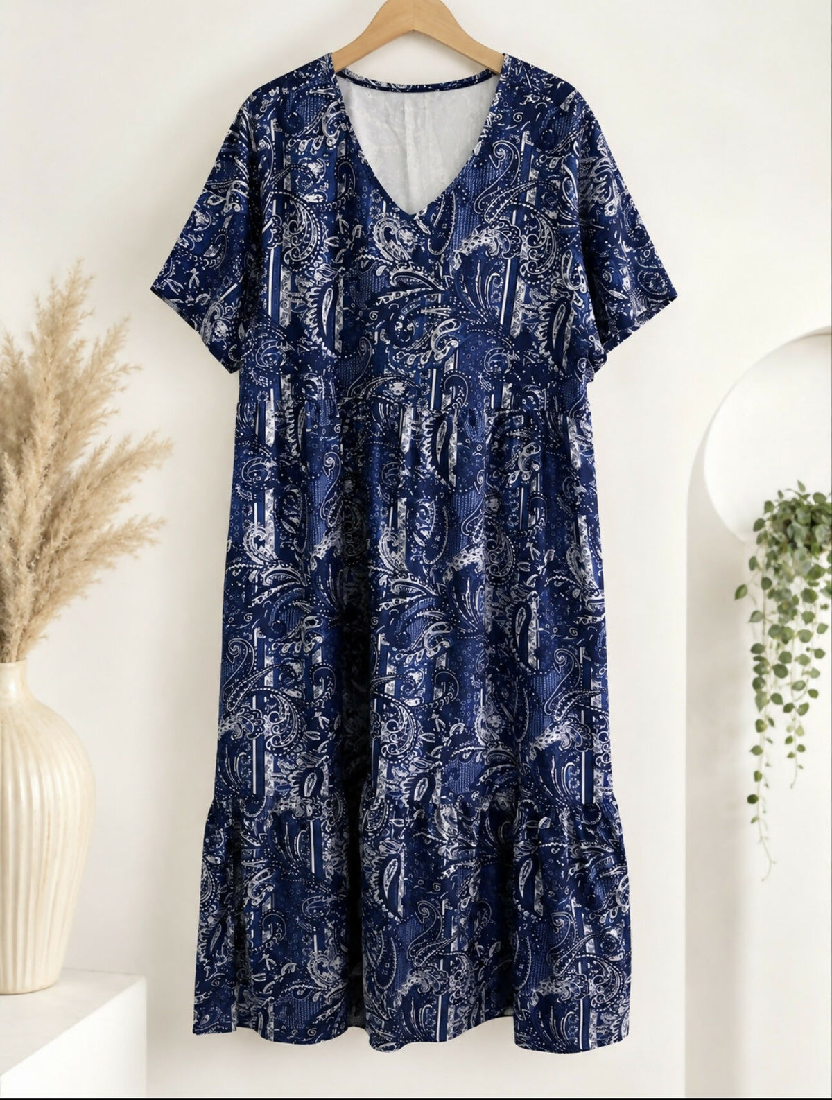 The Isla Paisley Maxi Dress