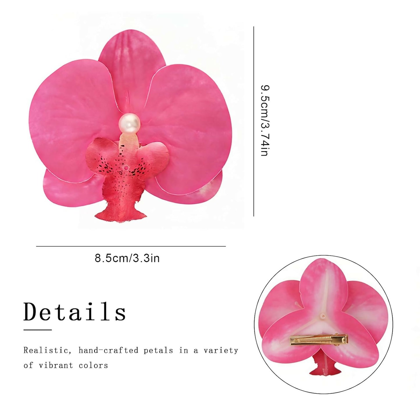 Orchid Hair Clip