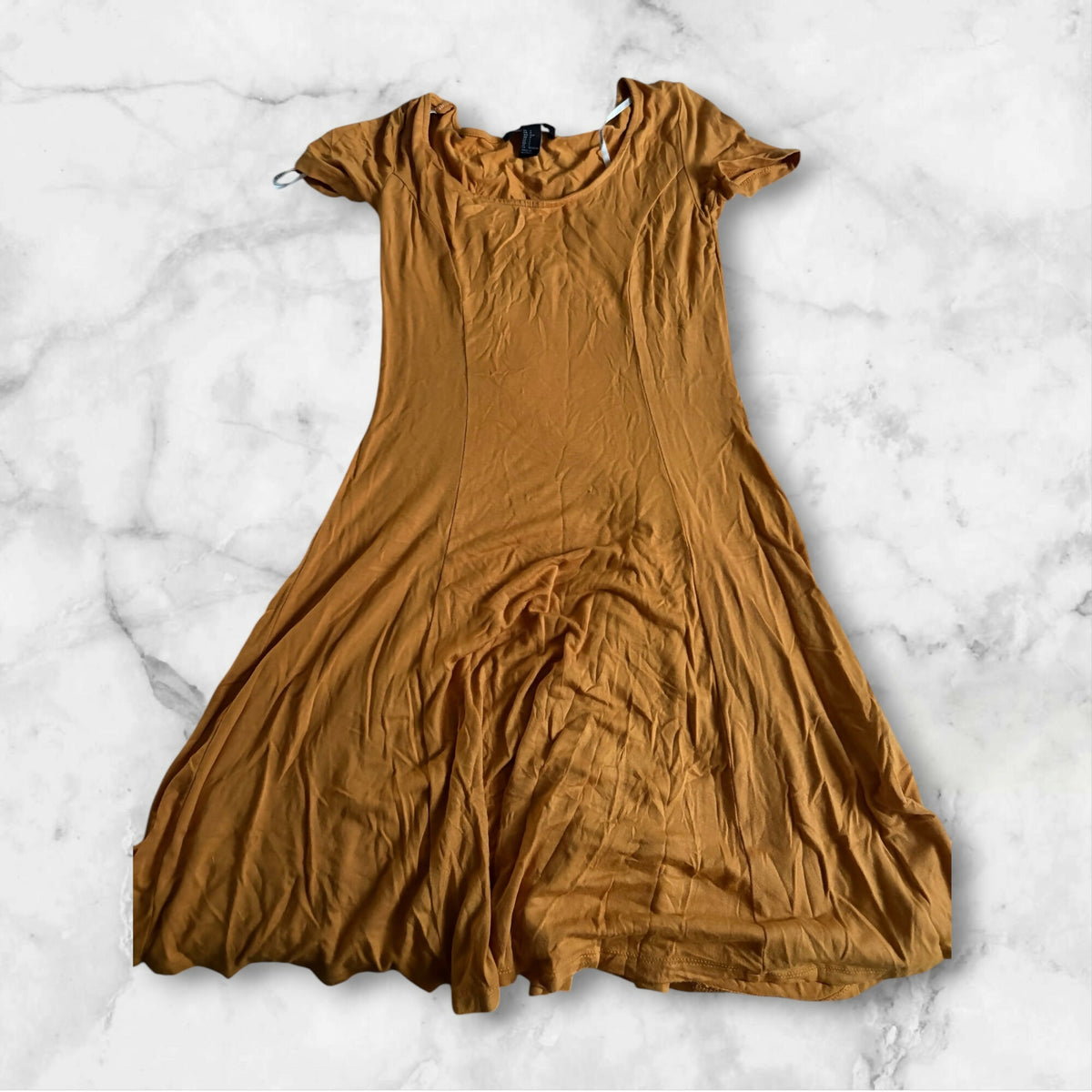 Slub Knit Skater Dress