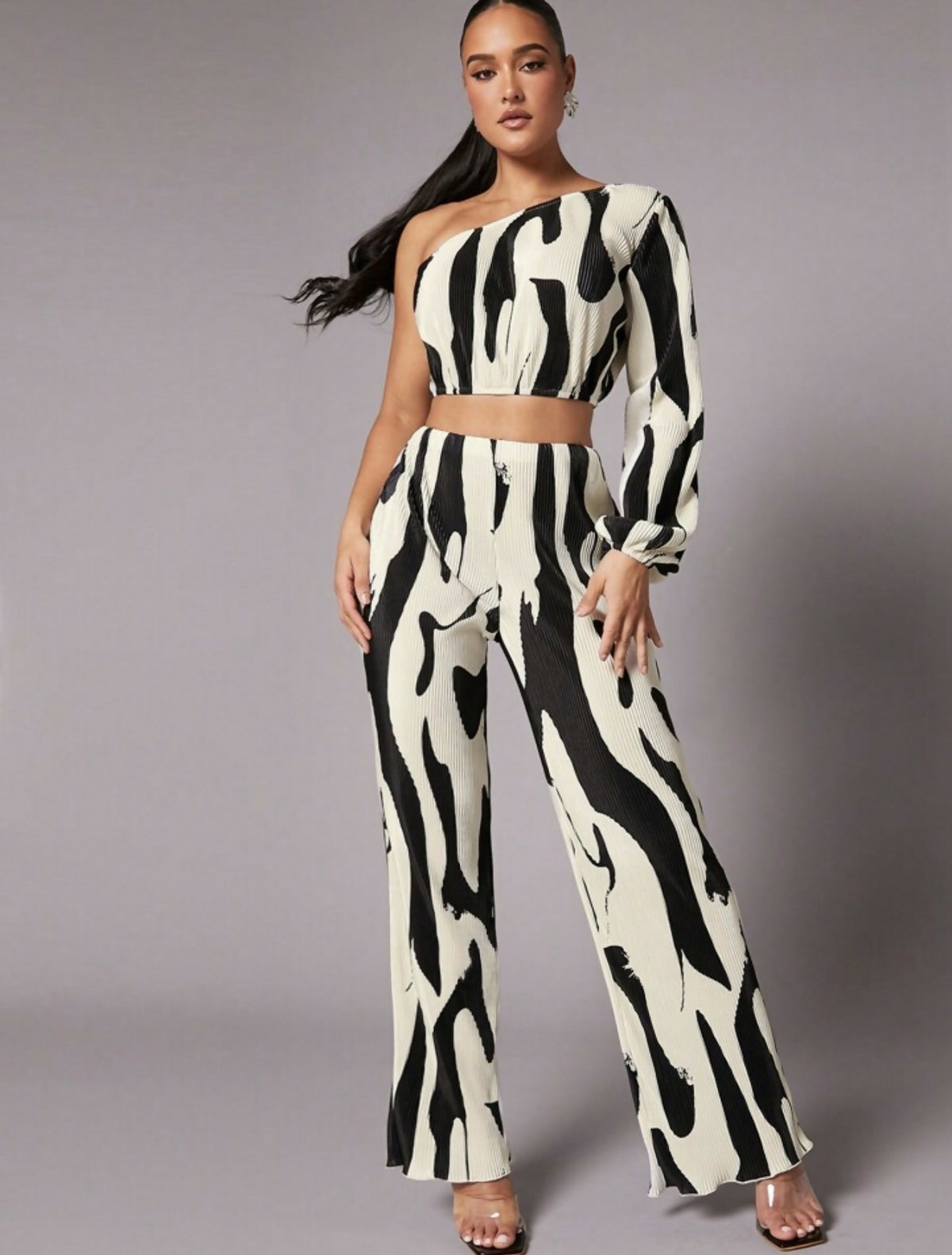 Black & White Two-Piece Set