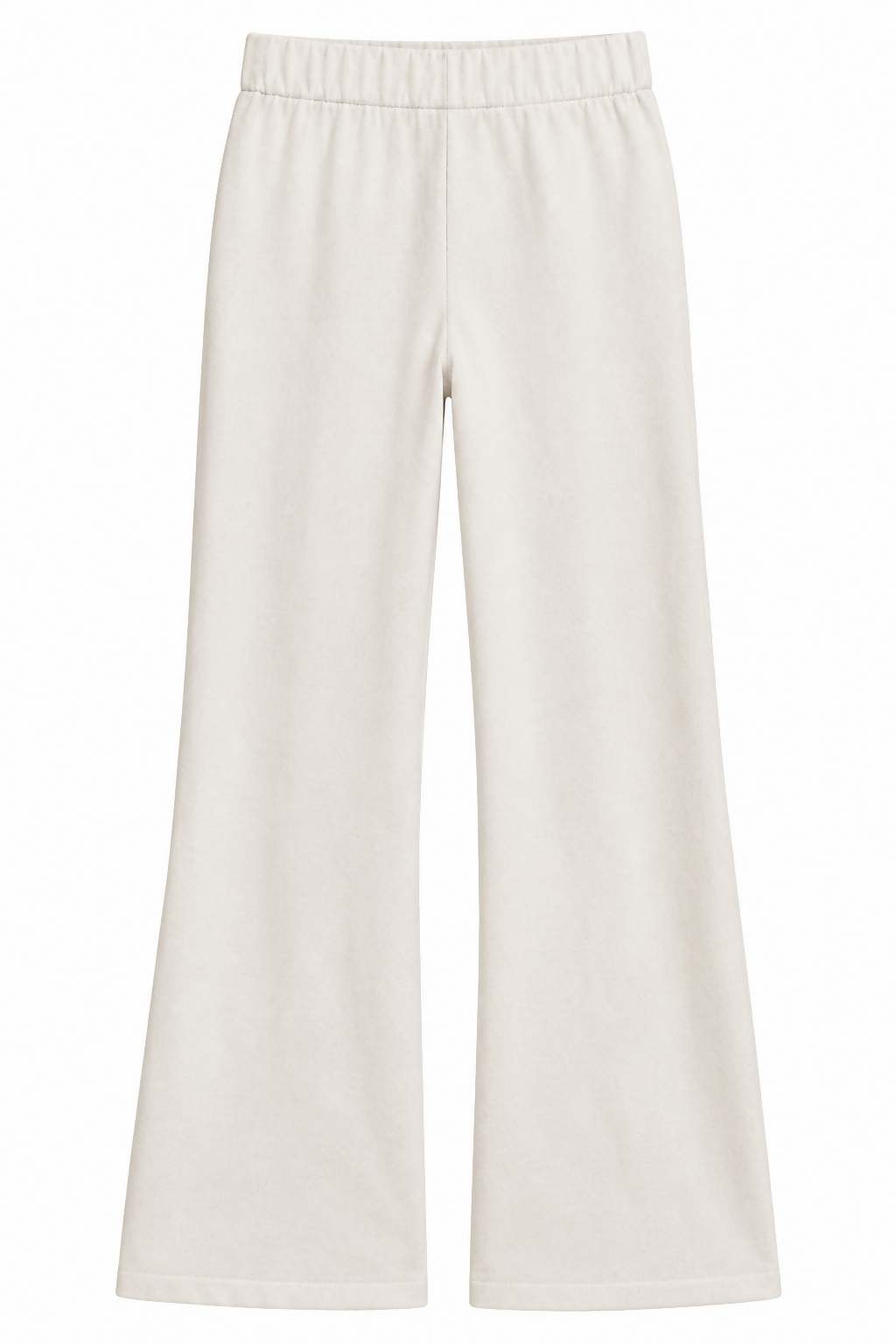 Cream Wide-Leg Lounge Pants 🤍