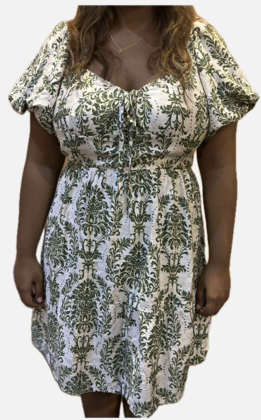 Green Mini Summer Dress