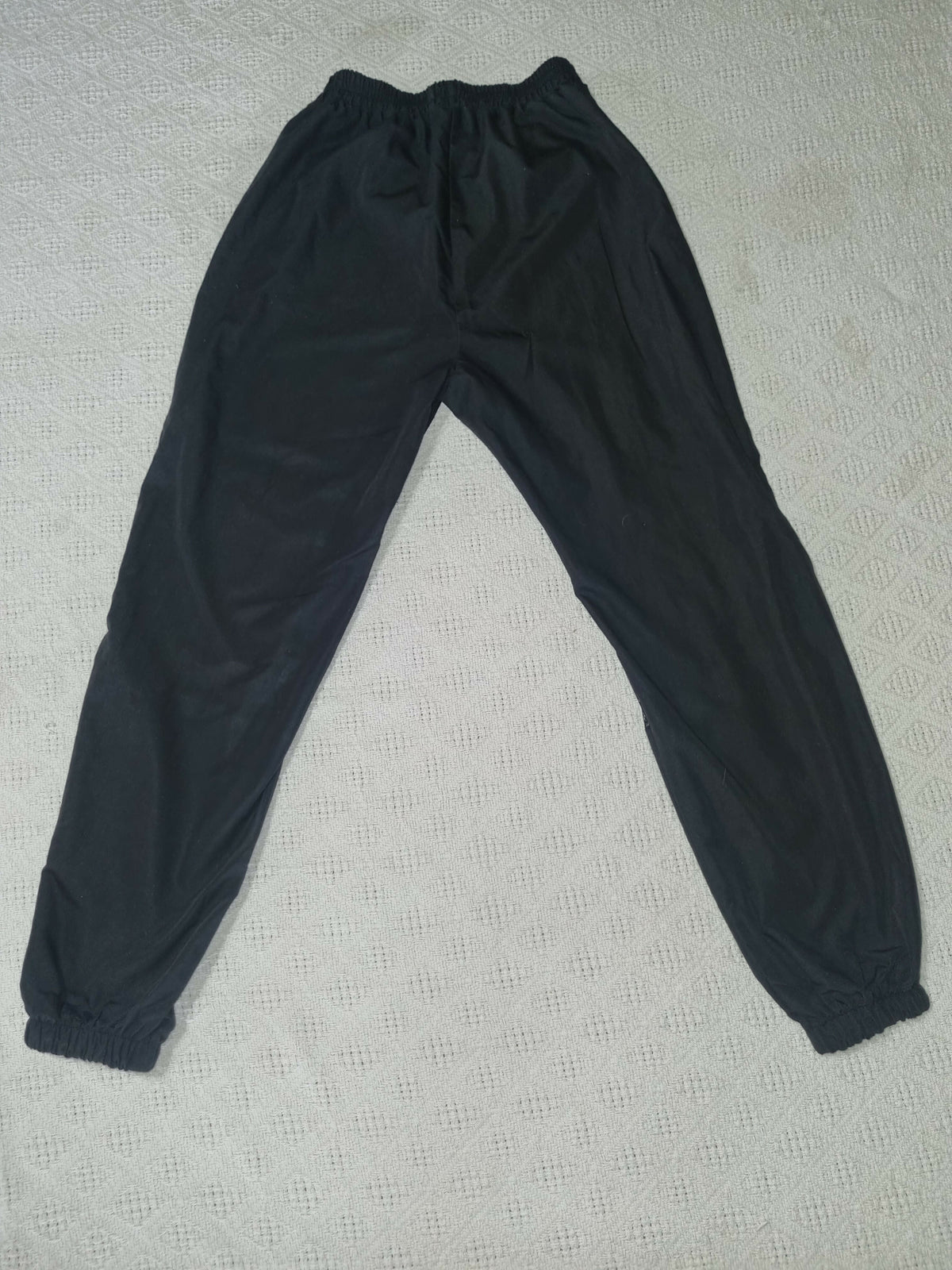 Black Joggers with Mesh Pocket Detail