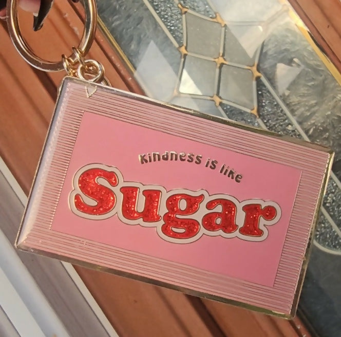 Sugar Packet Keychain