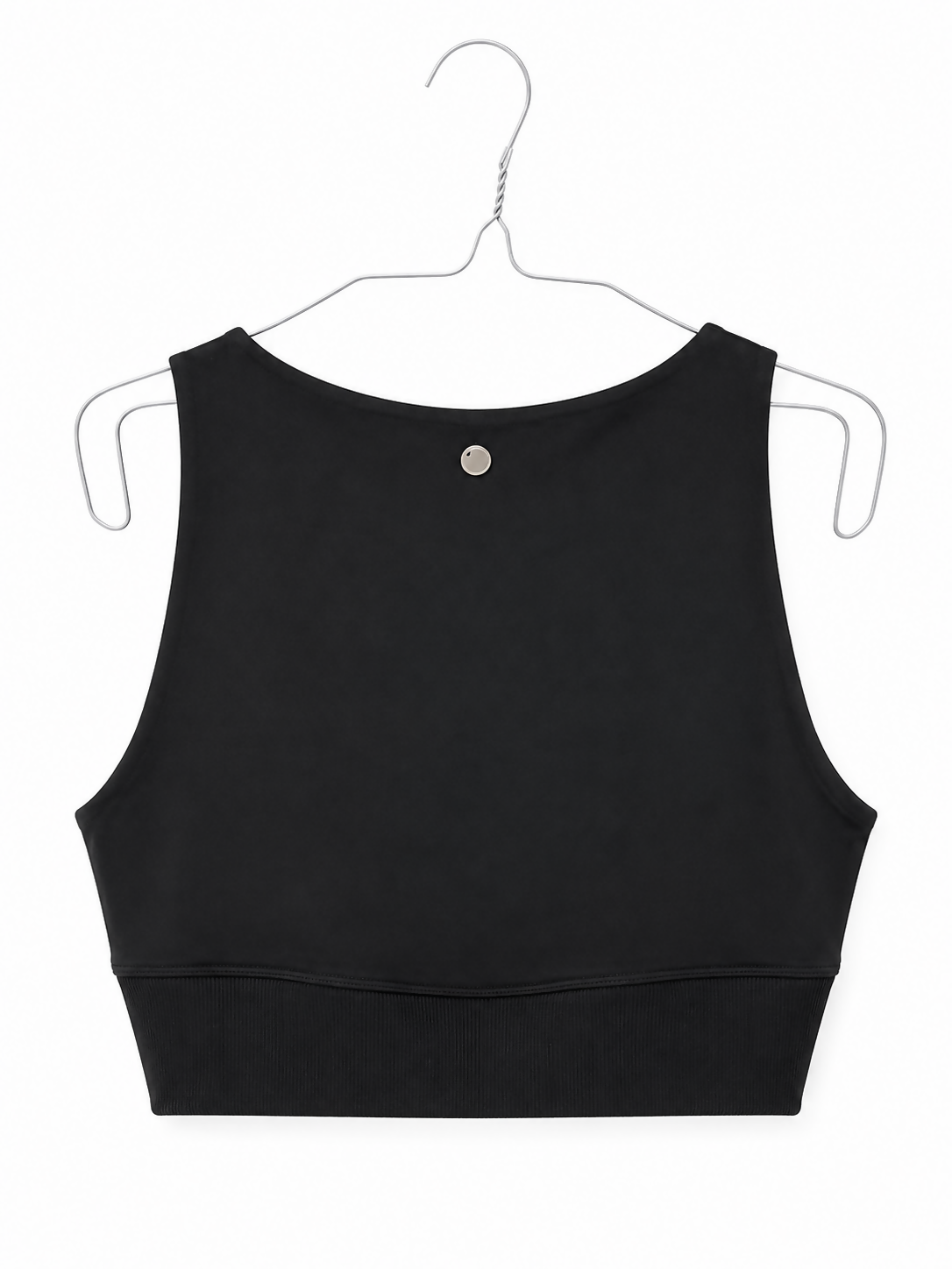 Black Activewear Crop Top