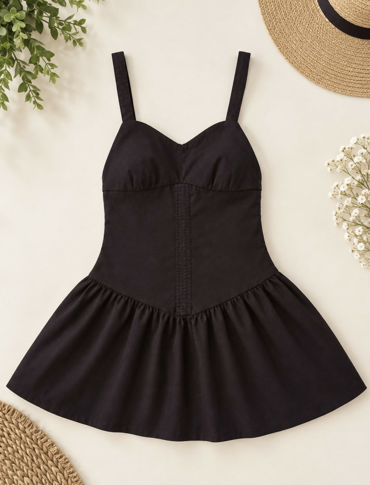 Black Corset Mini Dress