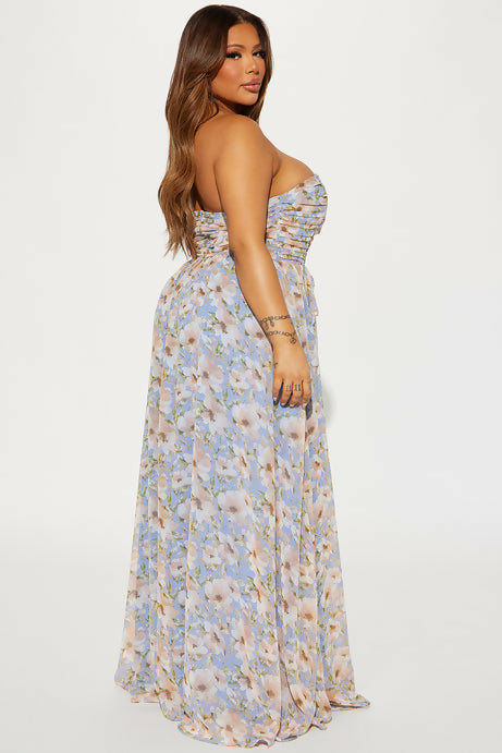 Fashion Nova Sophia Chiffon Maxi Dress