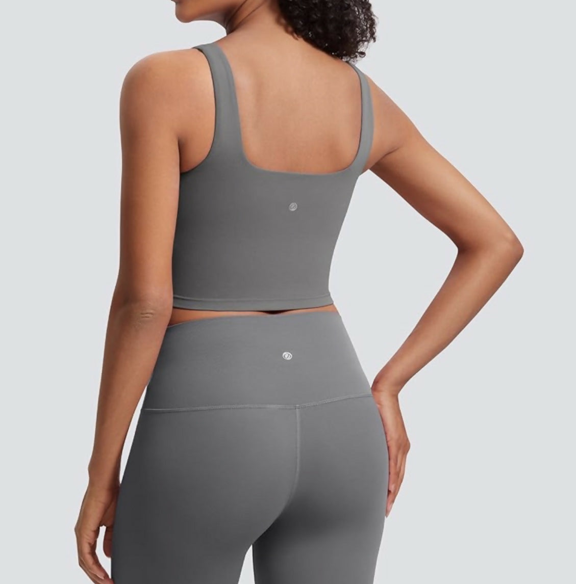 Amazon CRZ Yoga Butterlux Square Neck Crop Top