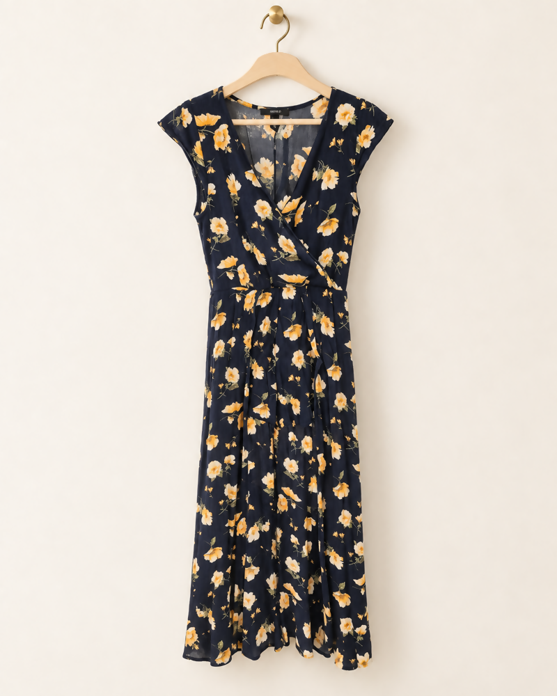 Forever 21 Golden Bloom Maxi Romper