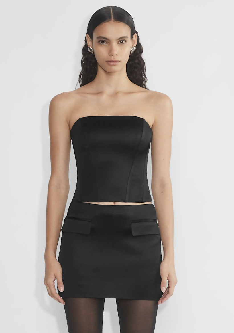 Aritzia Ten Castle Satin Bustier