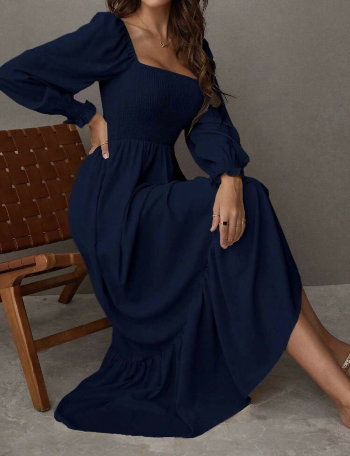 Pre-Loved Navy Blue Dress