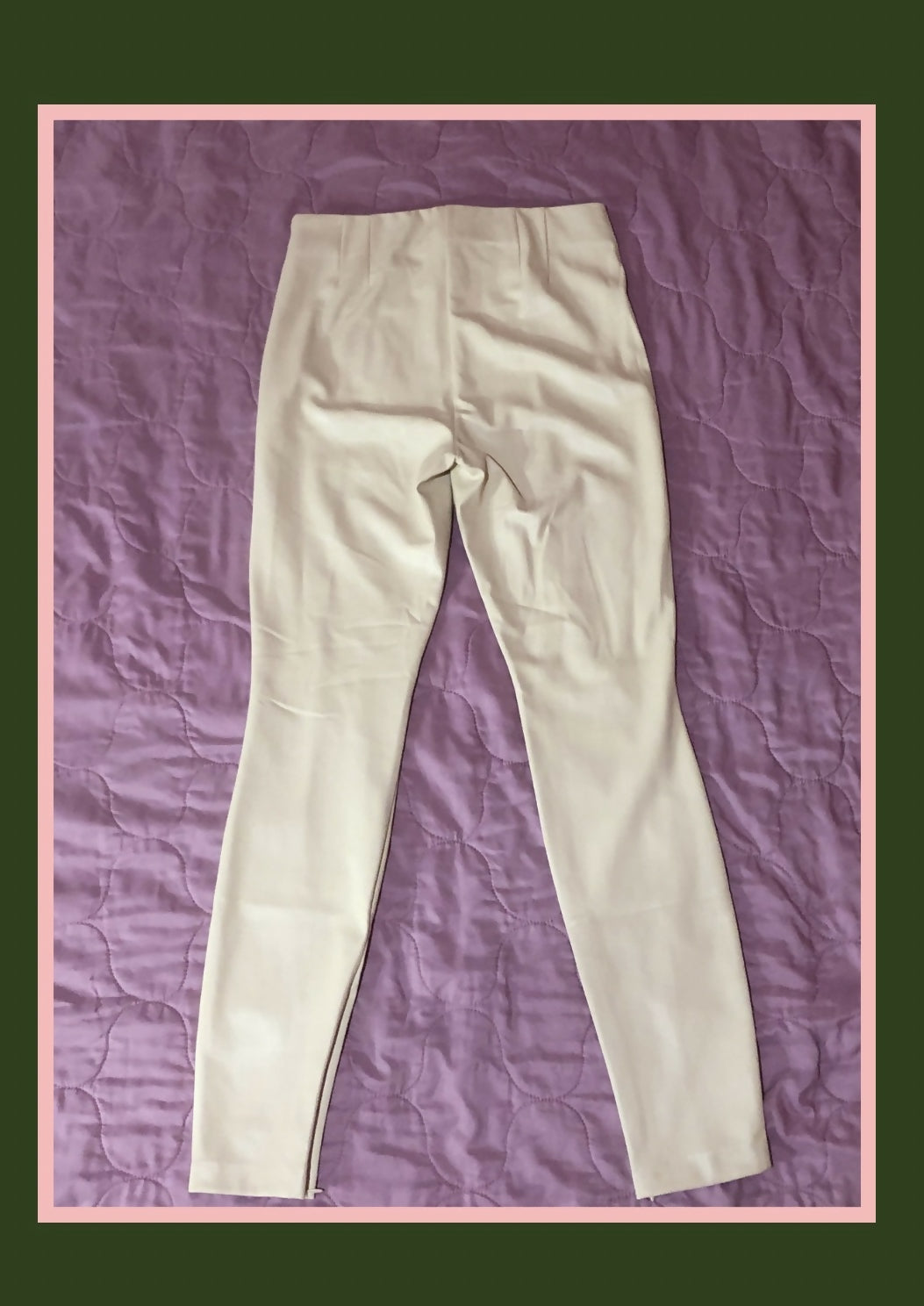 ZARA faux leather leggings