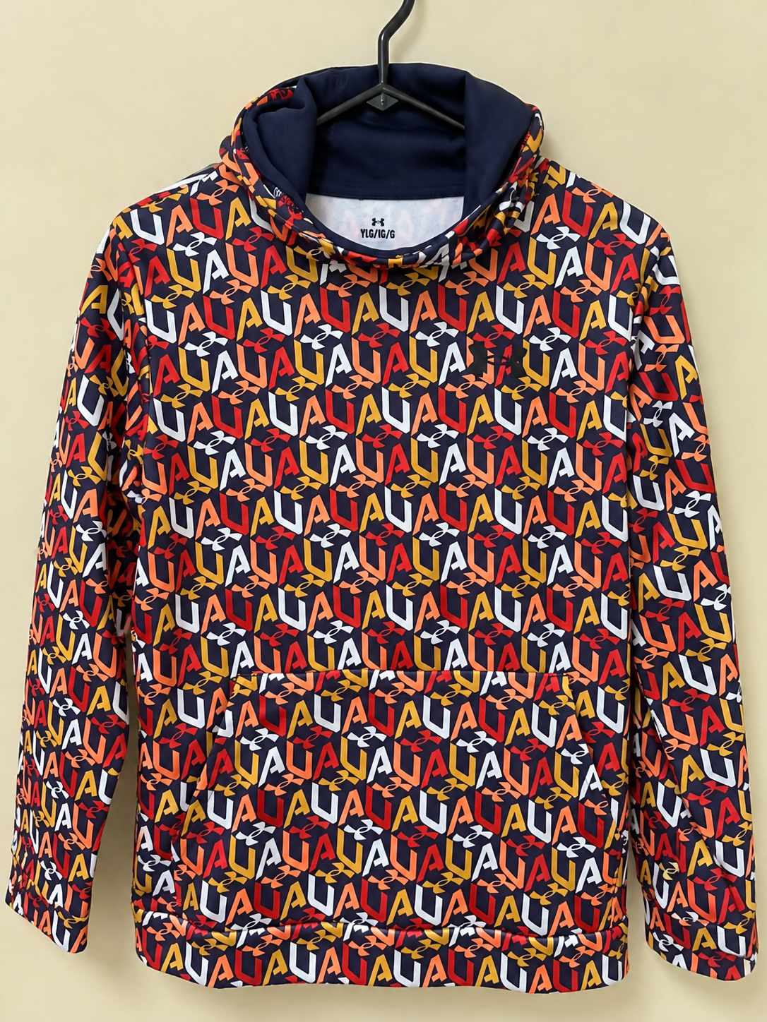 Under Armour Boys’ Printed Hoodie – Youth L