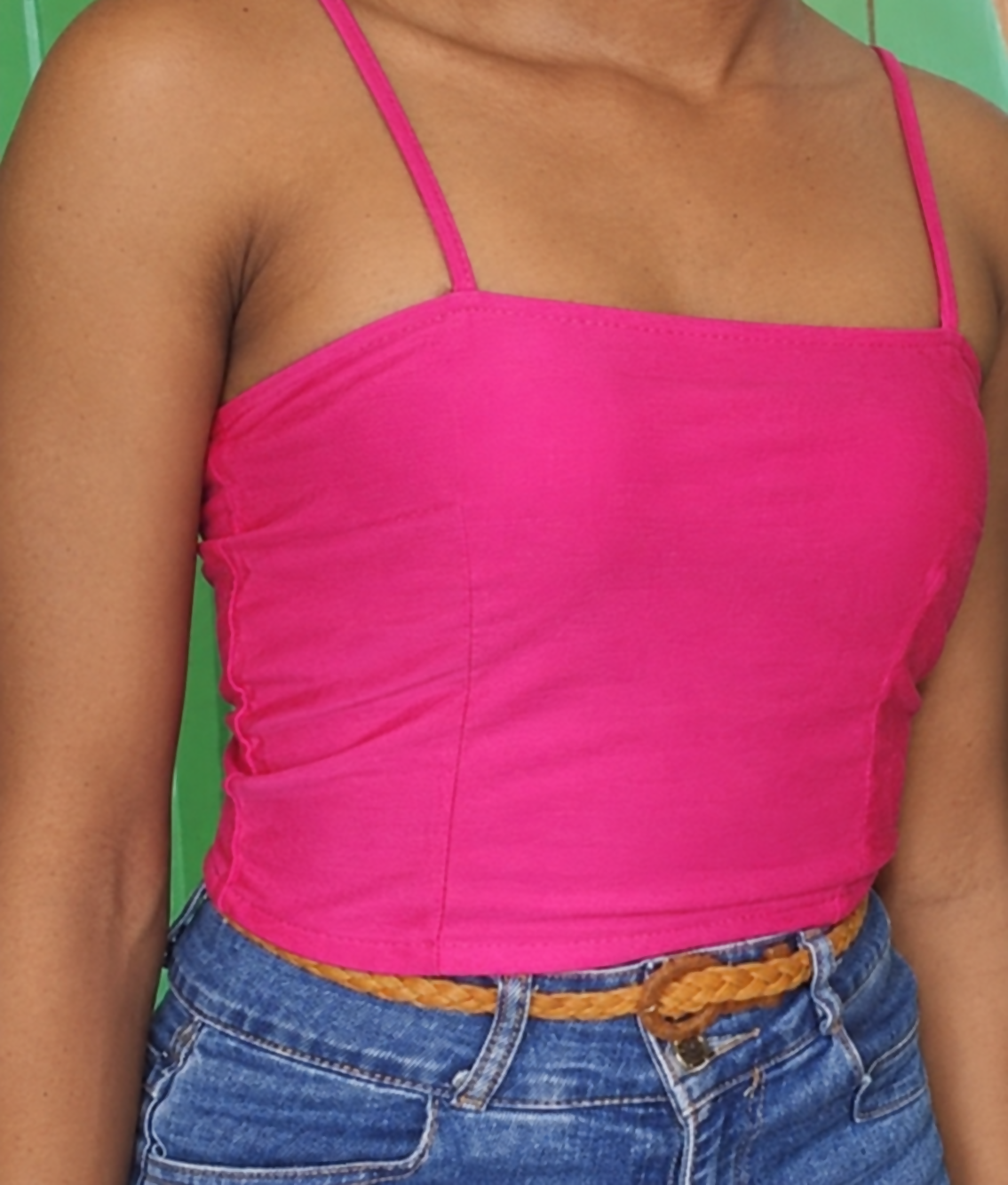 Hot Pink Cropped Top