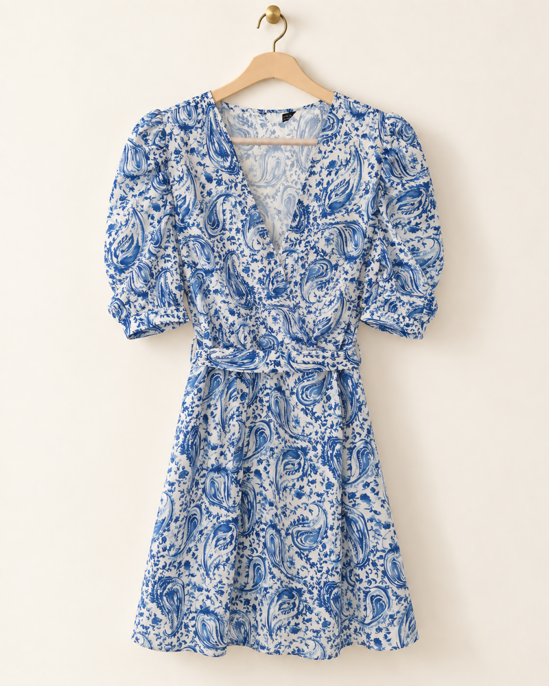 Shein Coastal Paisley Dress