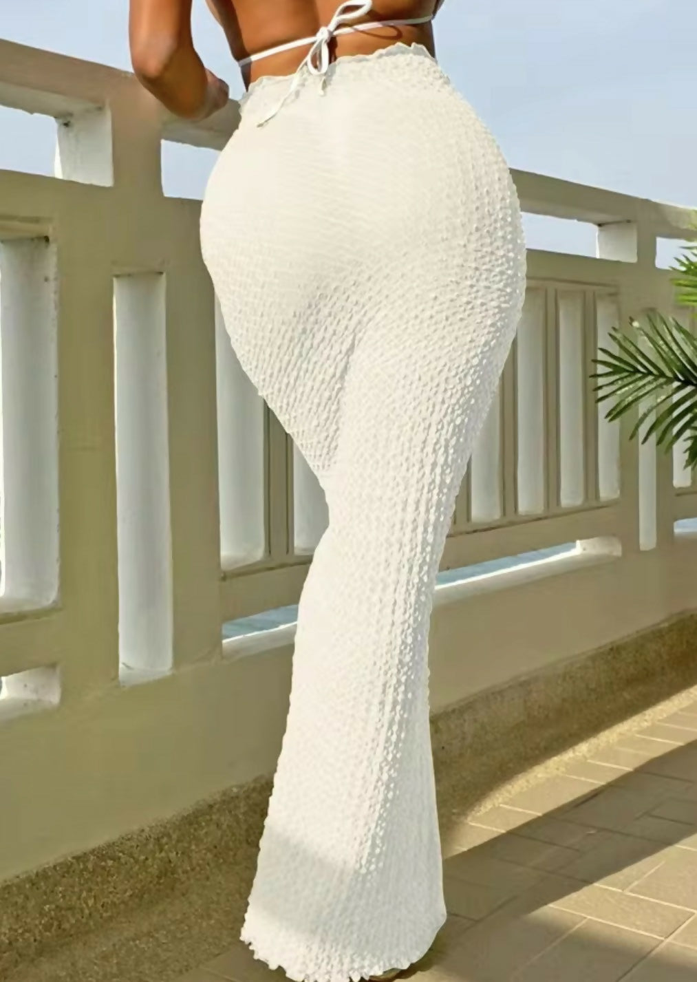 Lettuce Trim Cover Up Skirt