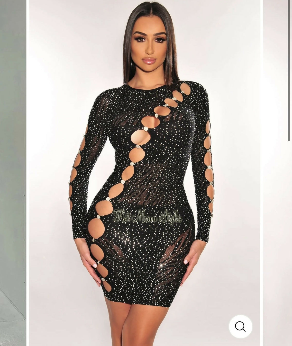 Sheer black dress