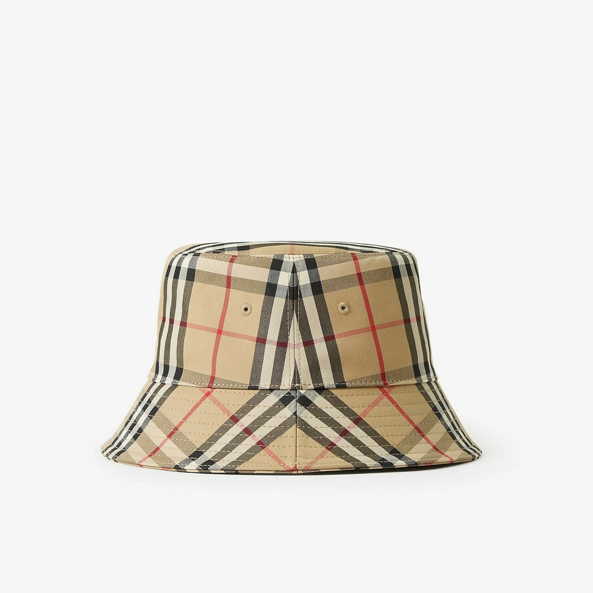 (NEW) Burberry Vintage Check Technical Cotton Bucket Hat