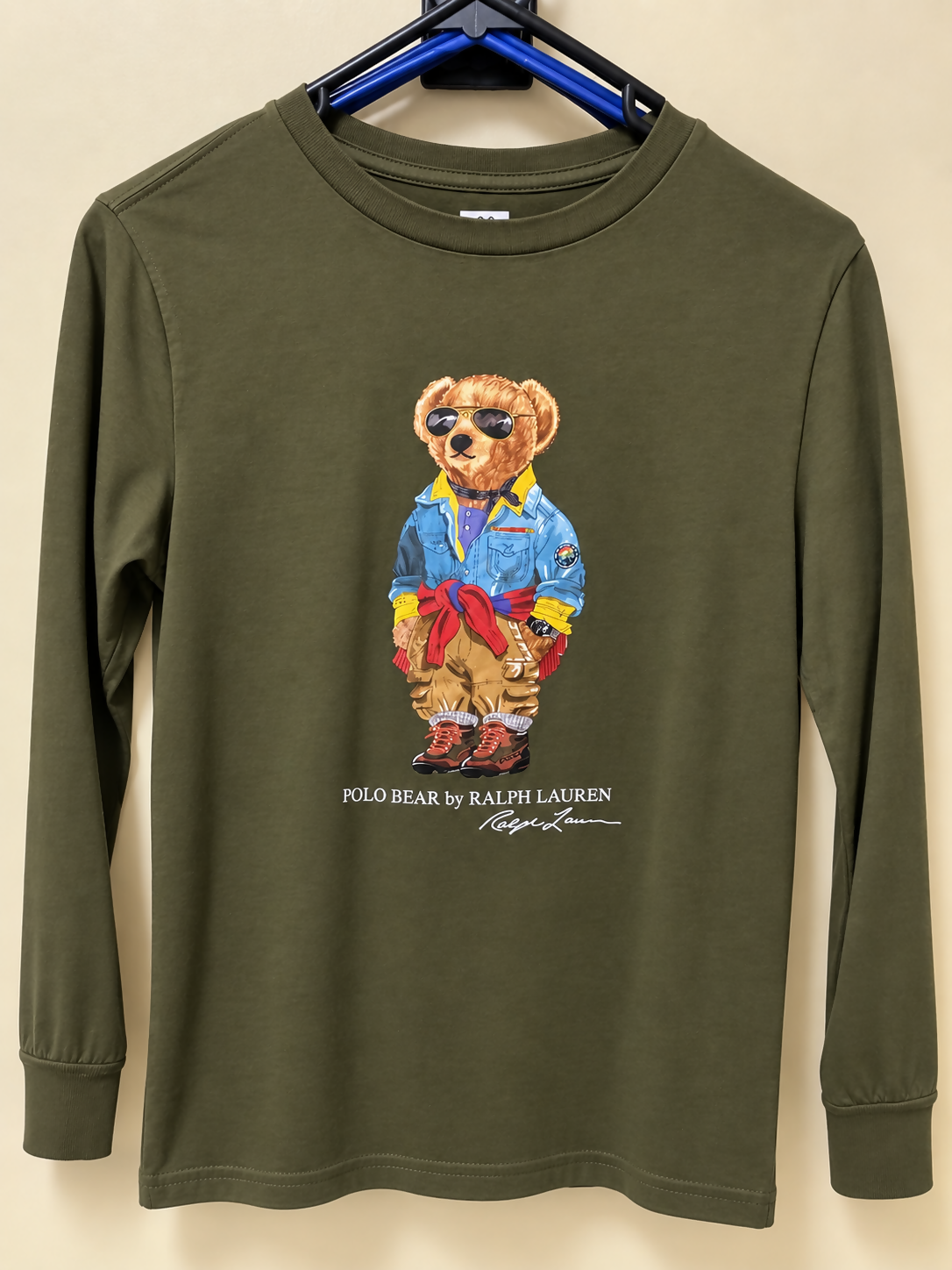Polo Ralph Lauren Polo Bear Long-Sleeve Shirt Size M