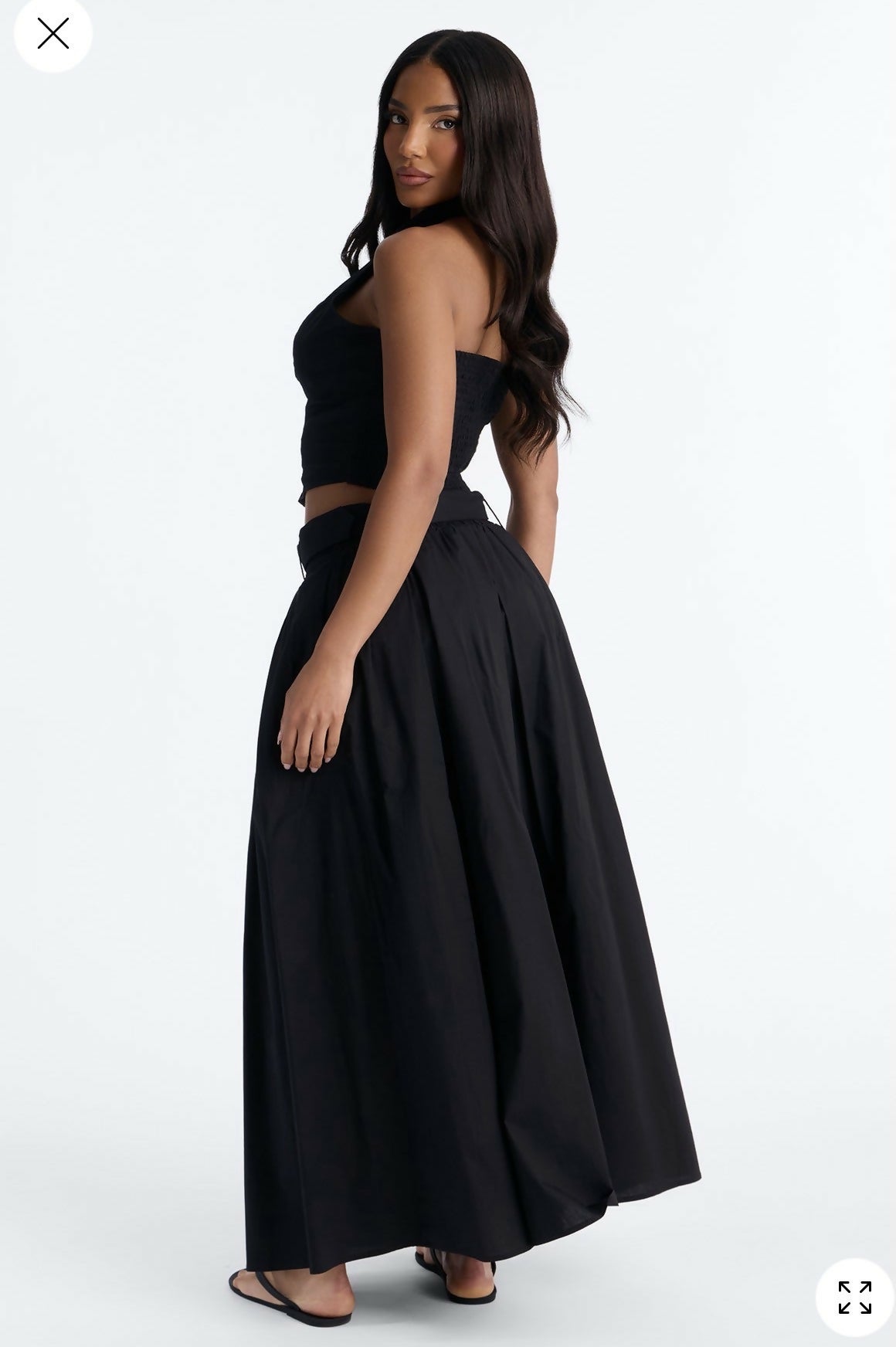 FashionNova Halter Maxi Skirt Set
