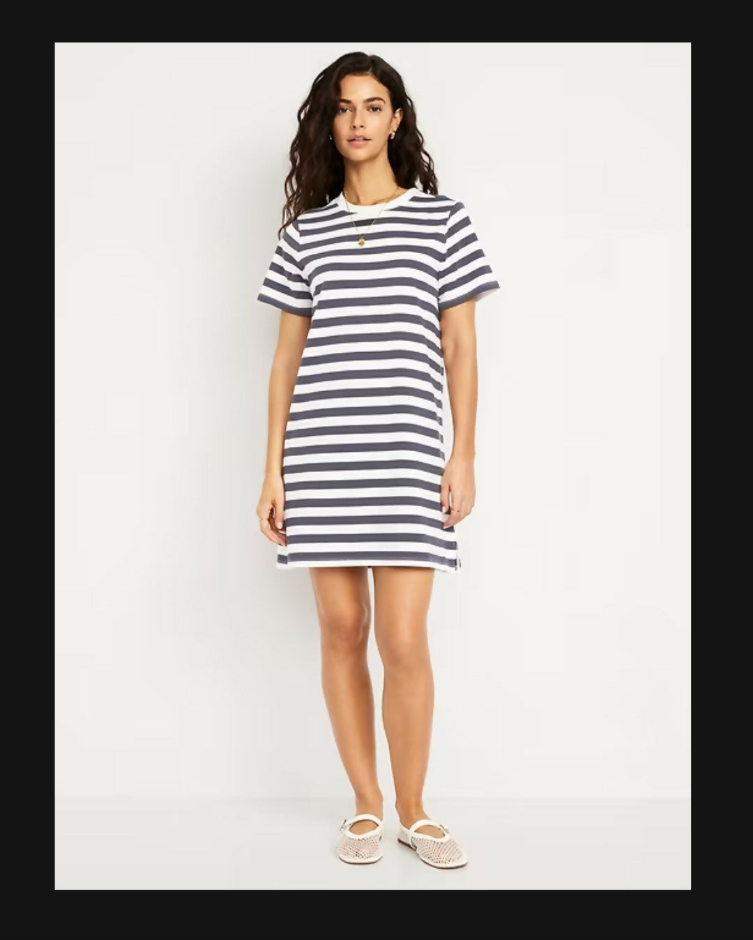 Old Navy Vintage Crew Neck Tshirt dress