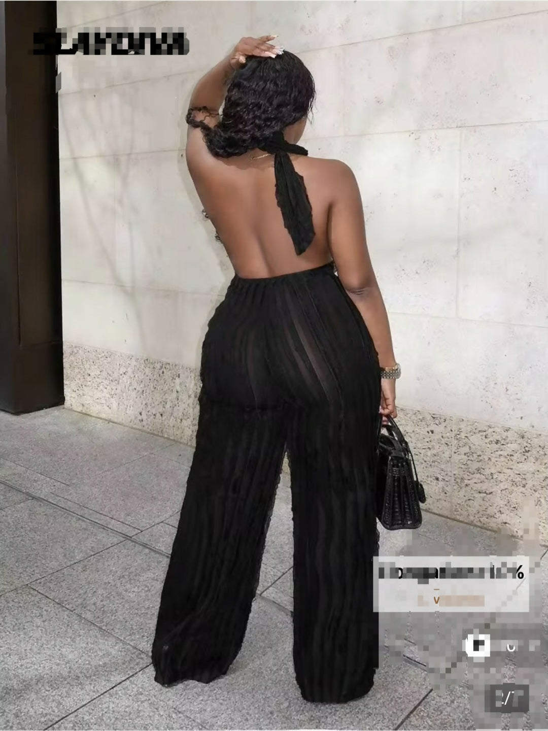 Shein Ruffle Party Jumpsuit