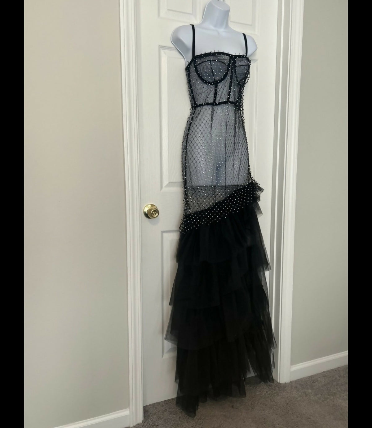 Sheer gown