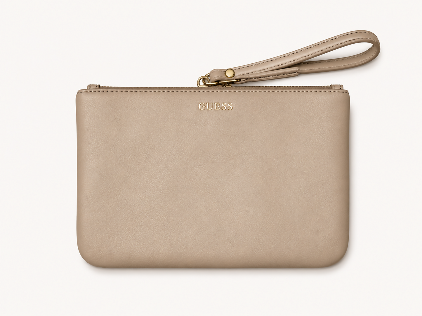 Guess Taupe Wristlet