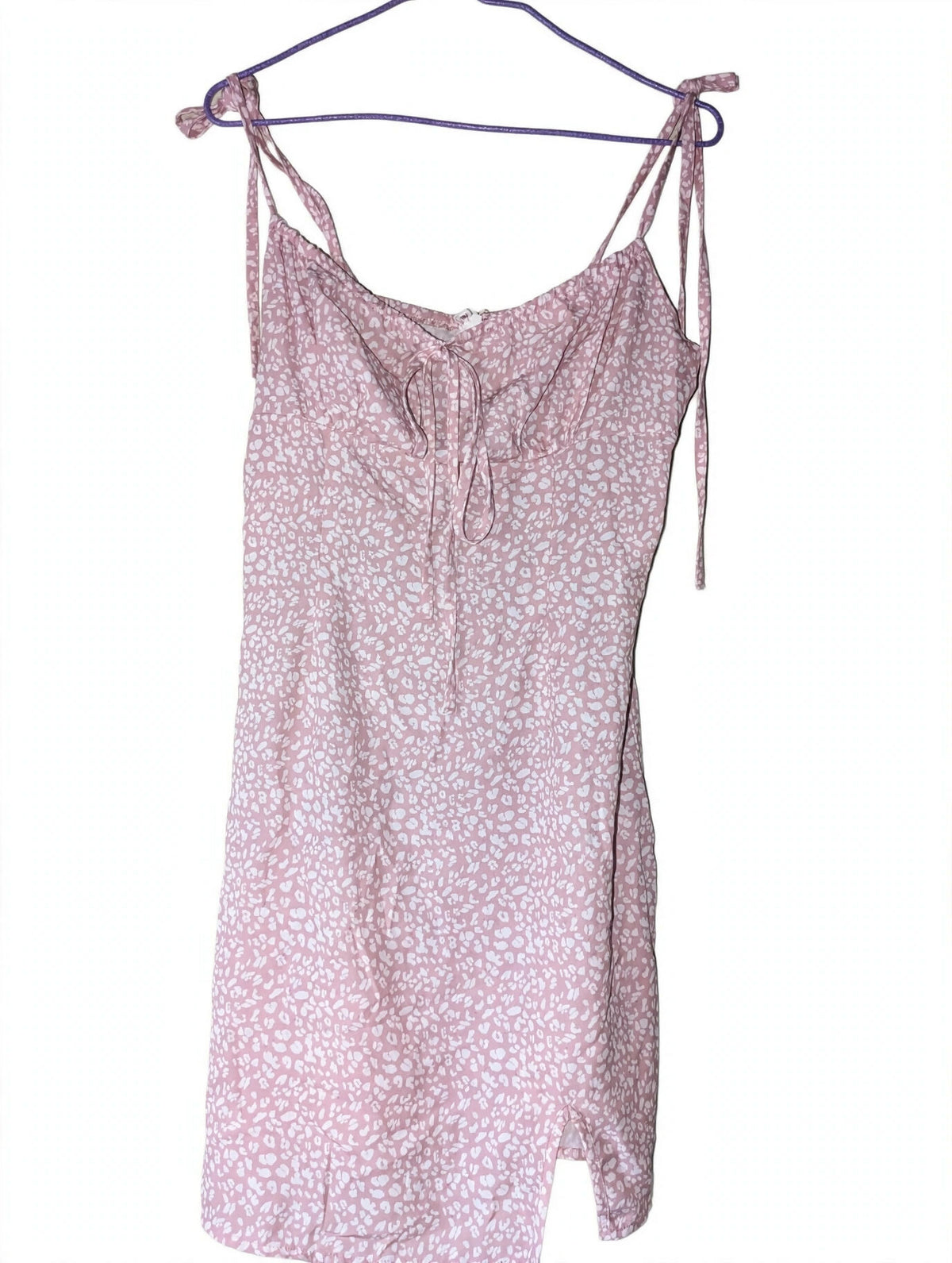 Pink Animal Print Dress