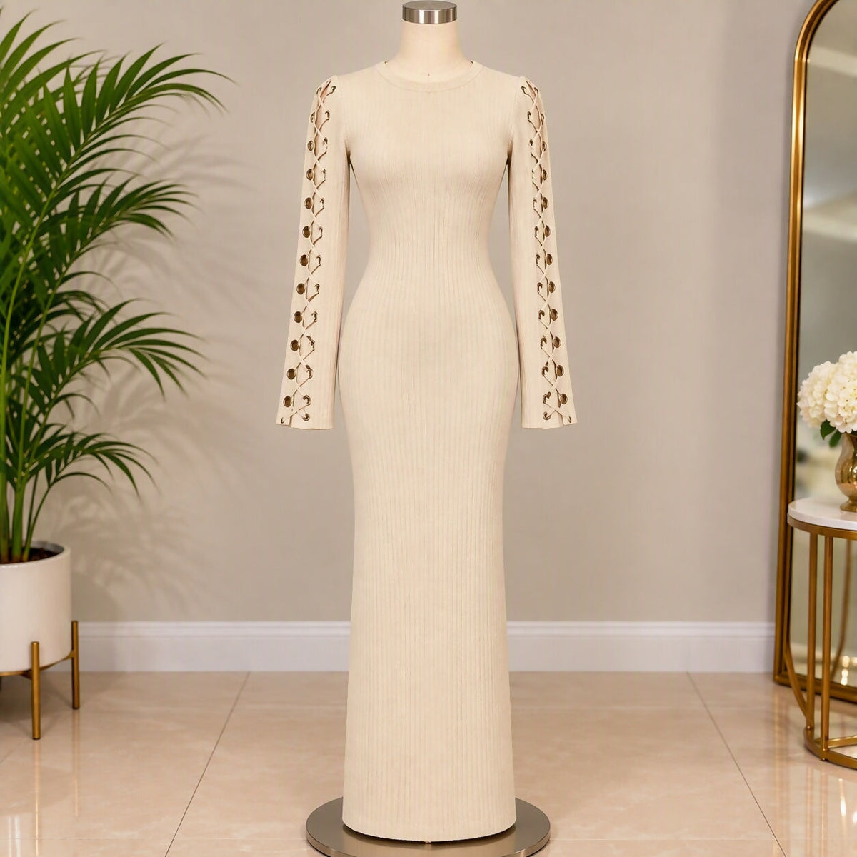Cream dress