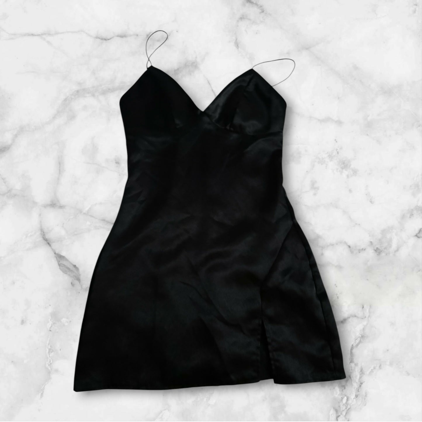 Satin Mini Dress