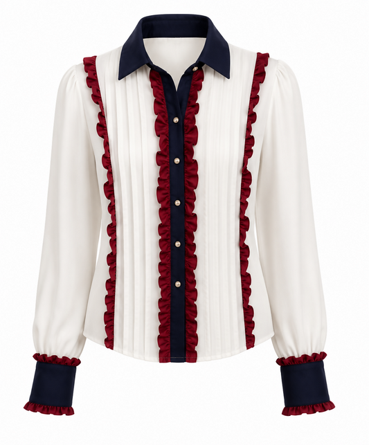 Women’s Ruffled Blouse/Shirt