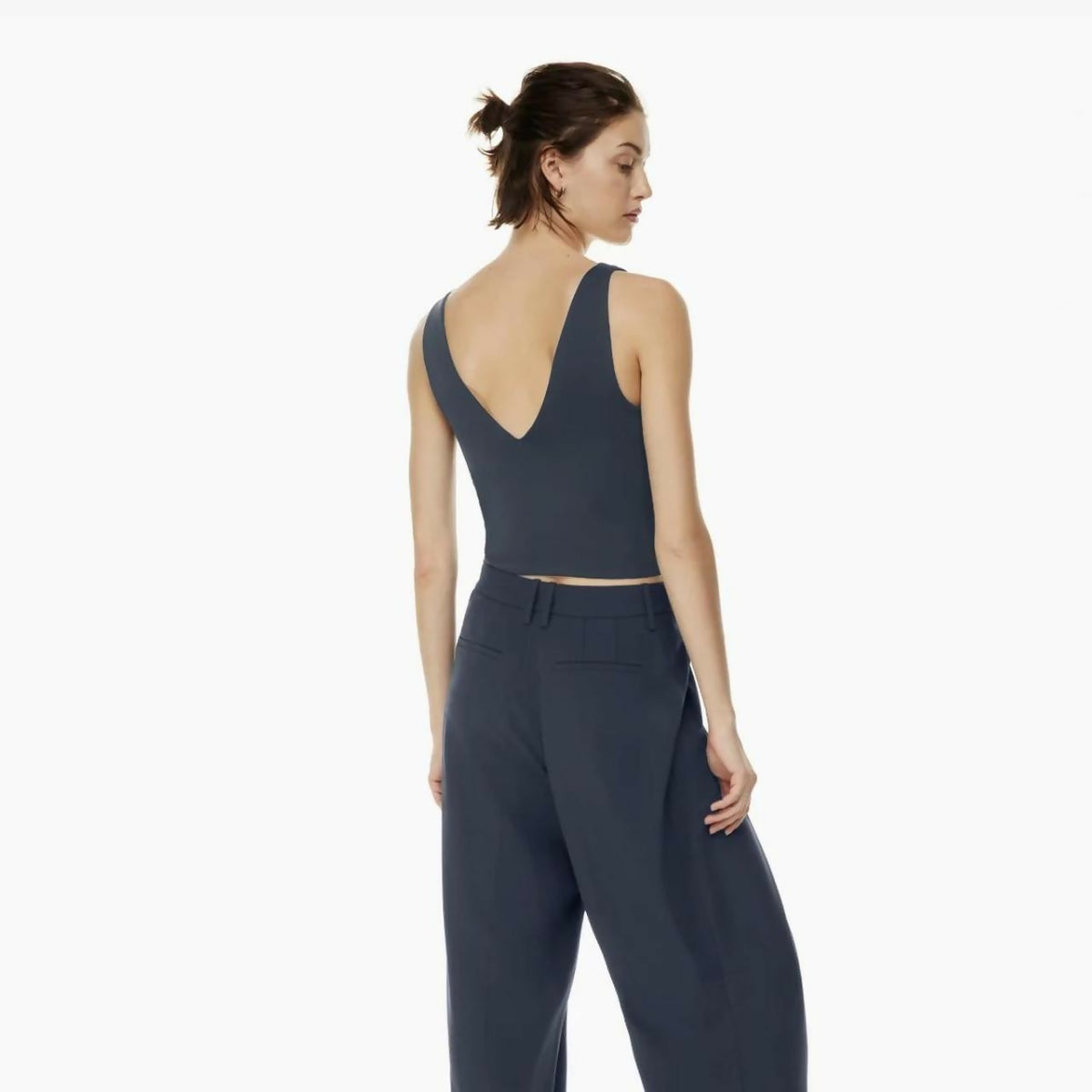 Aritzia V Neck Contour Top