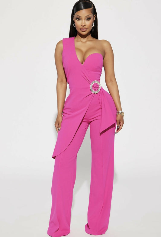Pink jumpsuit