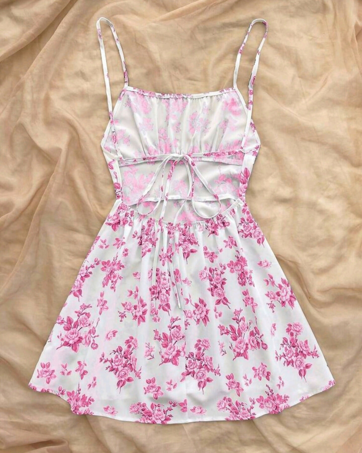 Soleia Summer Pink Floral Dress