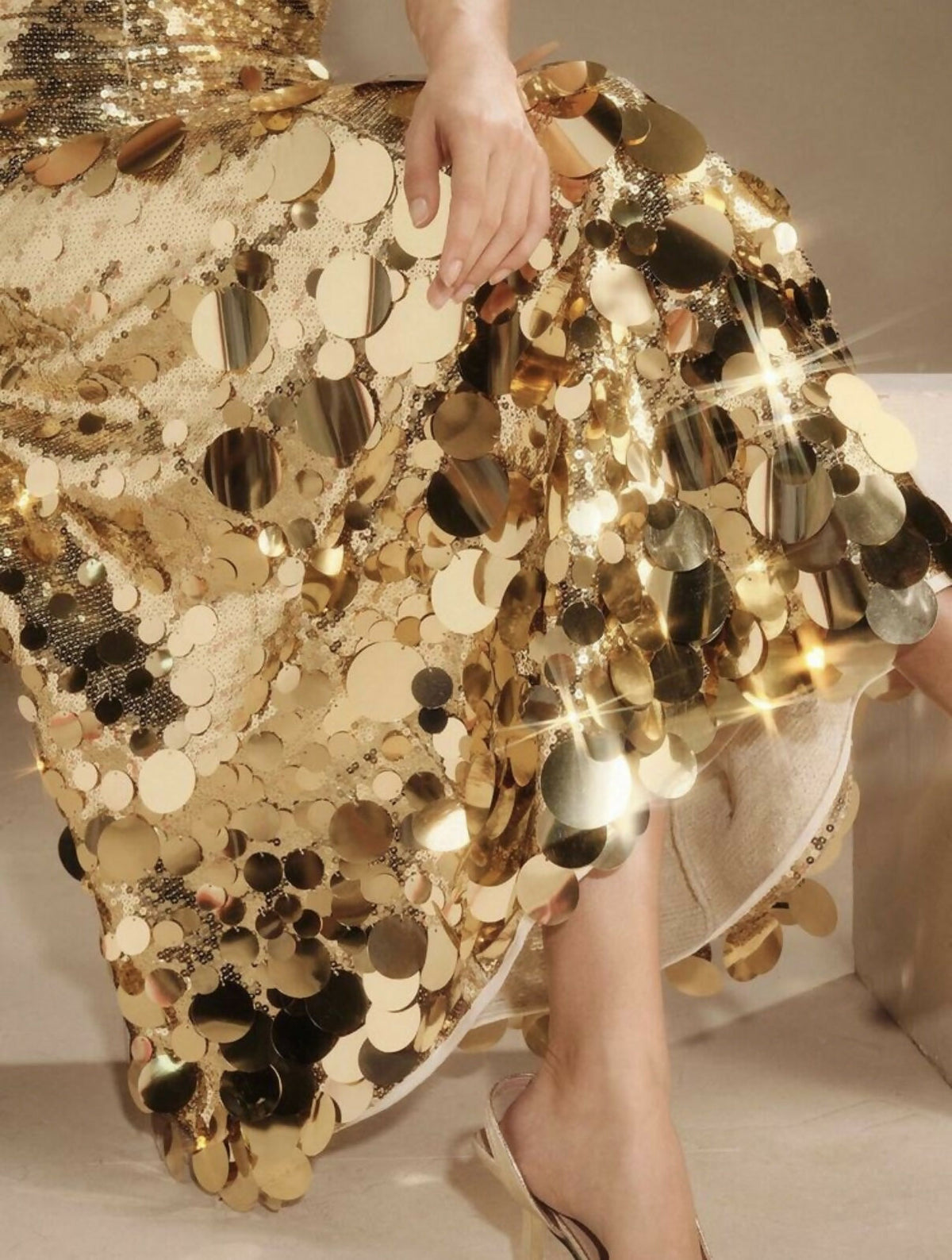 Heavy Sequined Pendant Decor Dress (Pre-loved)