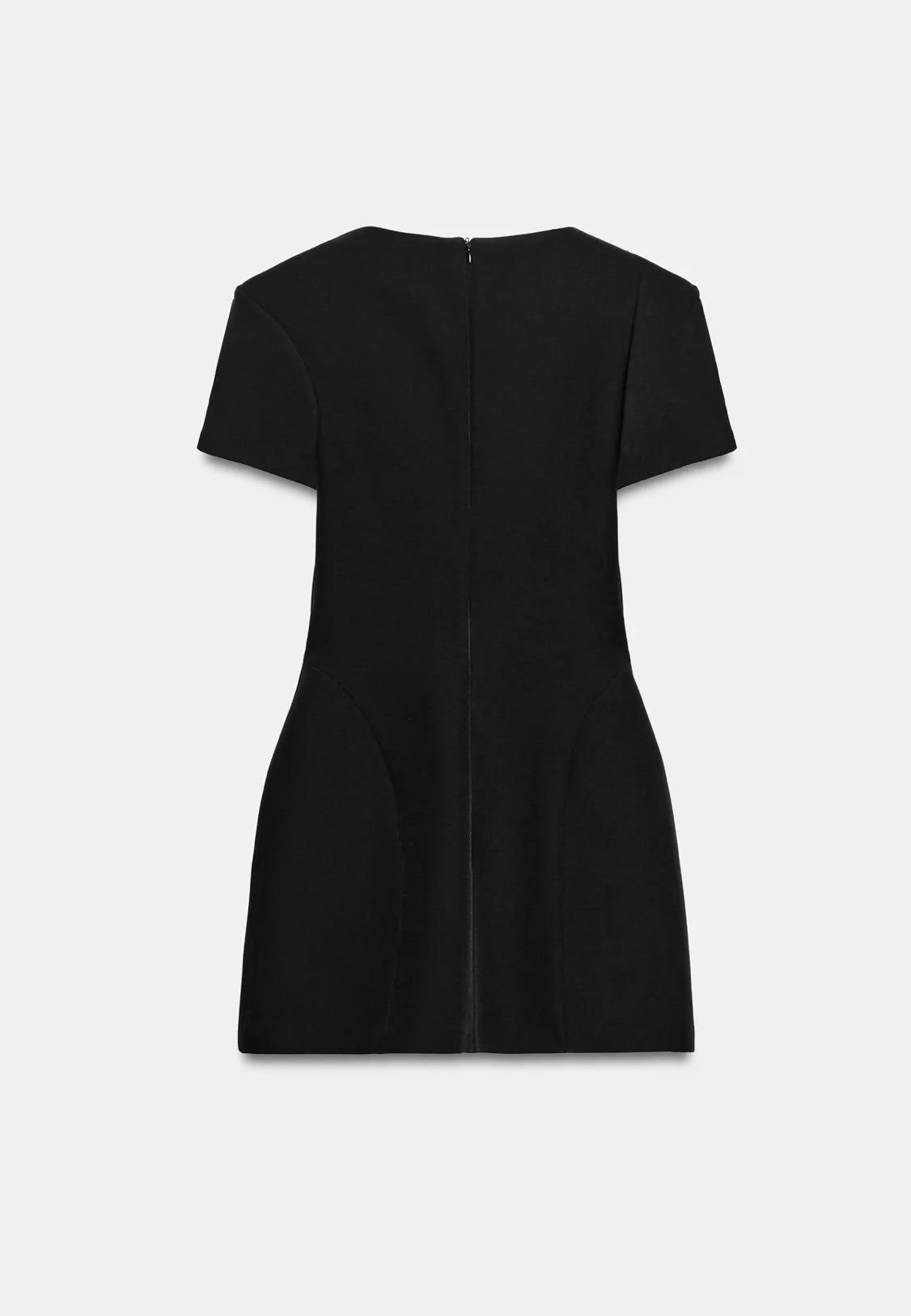 Zara Black Structured Mini Dress