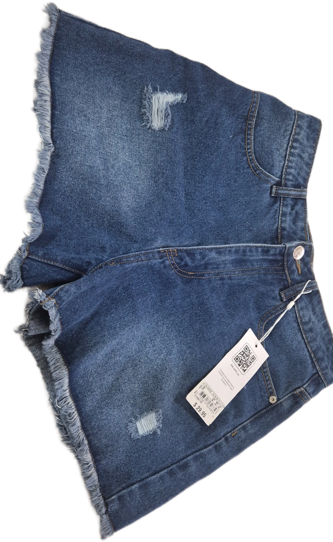 Ella Denim Short Jeans in the size 8US sizing